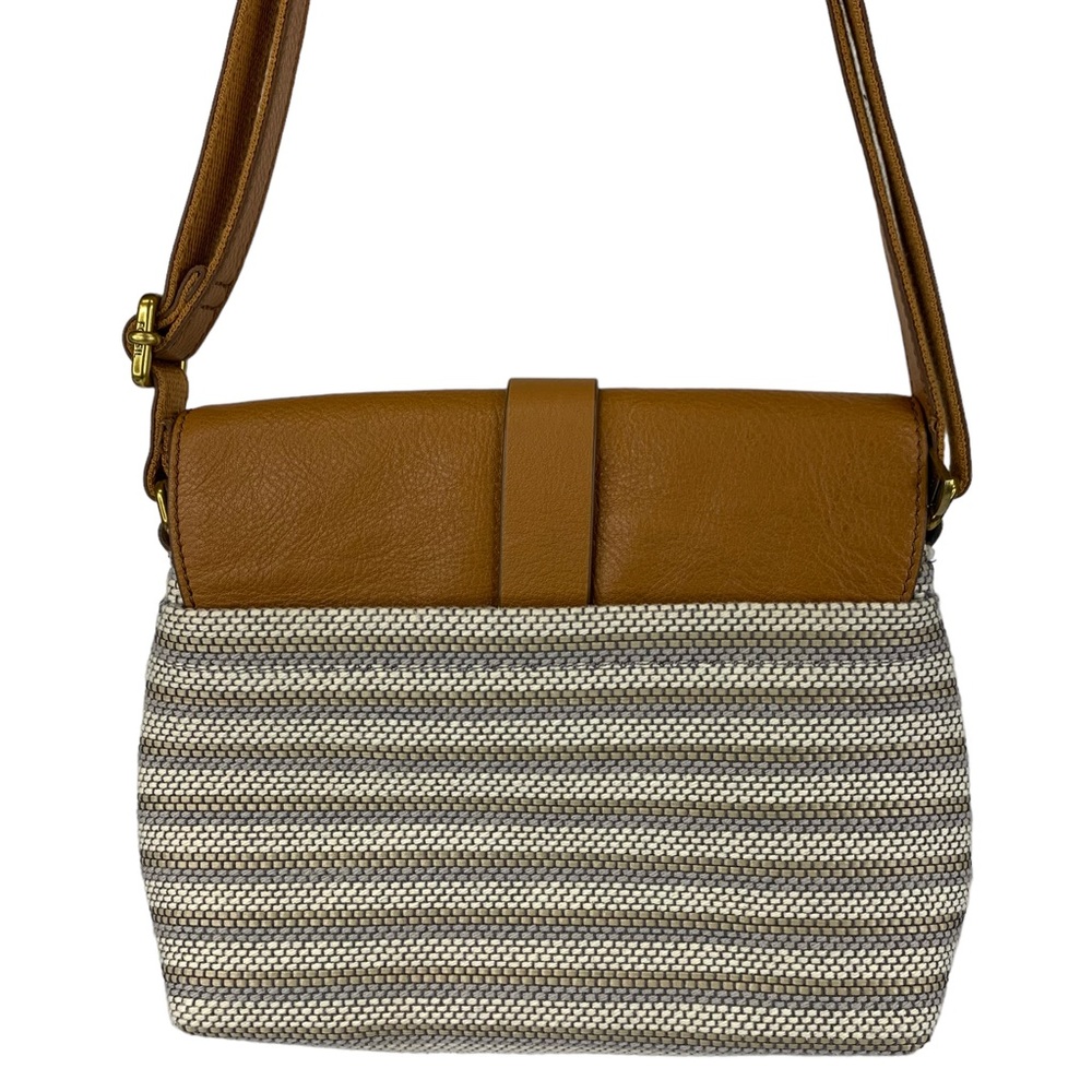 Fossil Kinley Small Crossbody Neutral Stripe - Picture 3 of 8